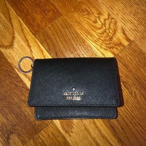 Black Kate Spade Ring Wallet